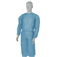 BATA NO ESTERIL AZUL PUÑO...