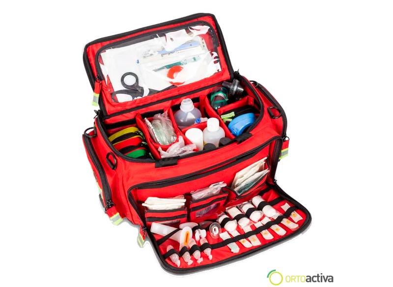 BOLSA DE SOPORTE VITAL BASICO ROJO "EVO" REF. EB02.045