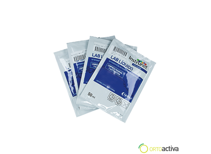 DETERGENTE PARA LIMPIEZA DE INSTRUMENTAL INSTRUNET LAB LIQUIDO 50 ml.