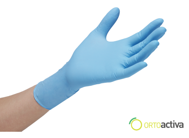 GUANTE ESTERIL NITRILO SIN POLVO NATURFLEX (50 pares)