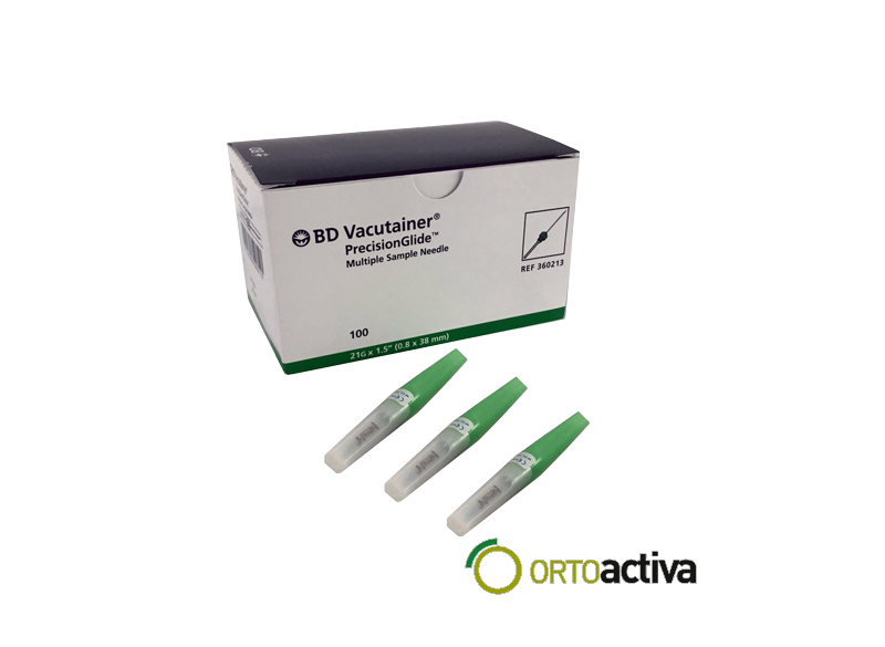 AGUJA PARA EXTRACCION MULTIPLE BD VACUTAINER PRECISION GLIDE (100 Unid.)