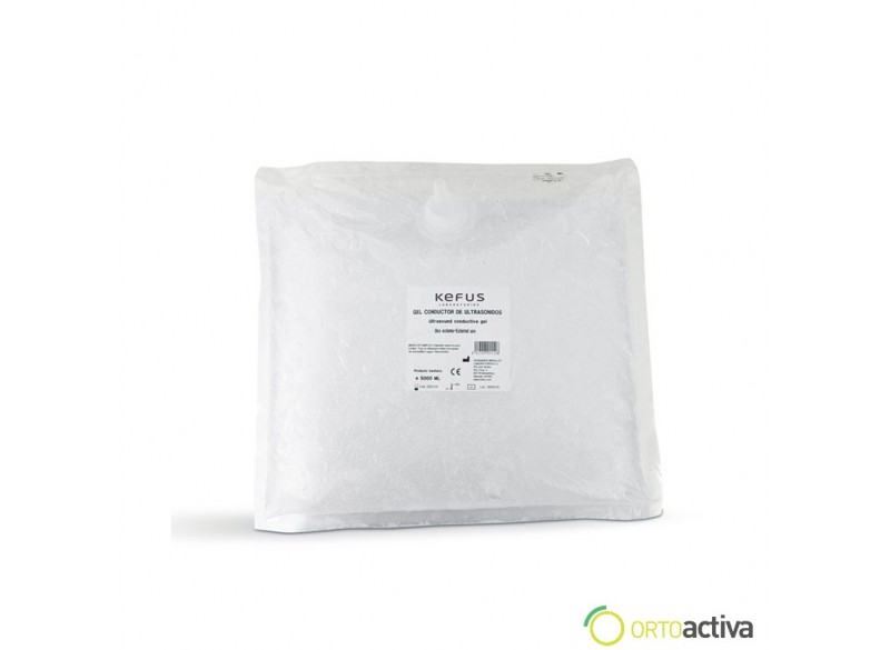 GEL ULTRASONIDOS 5000 ml. TRANSPARENTE KEFUS (Bolsa)