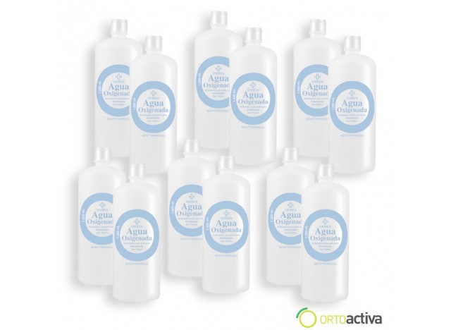 AGUA OXIGENADA 1000 ml. CAJA 12 unid.