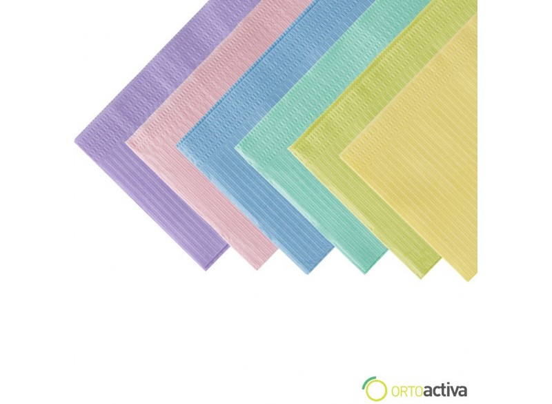 SERVILLETAS BABERO PLASTICO 45 x 33 (500 unid.)