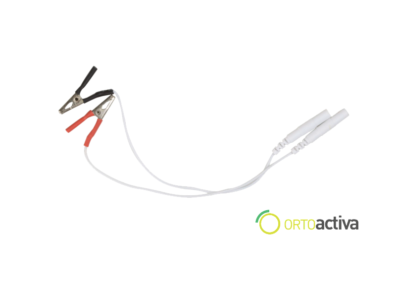 PINZA TIPO COCODRILO CON CABLE SALIDA BANANA (2 unid.) REF. EV1186