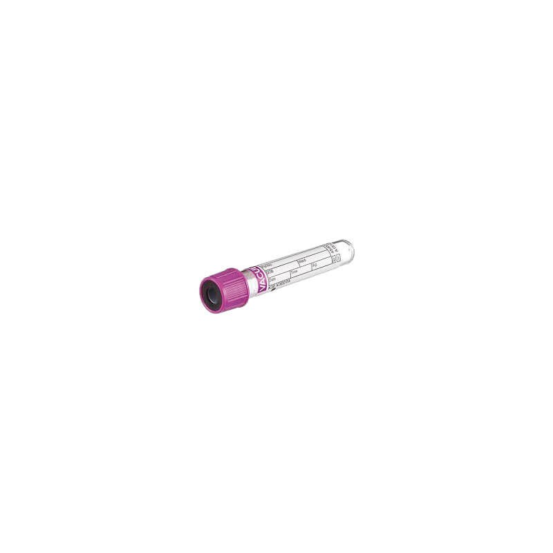TUBO VACUETTE K3E EDTA K3 13 x 75 4ml. TAPON ROSA (50 unid) REF. 454099