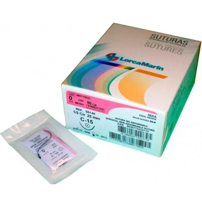 SUTURA SEDA L-M TR-60 0 100...