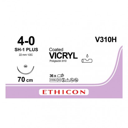 SUTURA VICRYL V310H 4/0 AG....