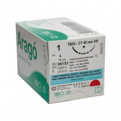 SUTURA SEDA ARAGO TB-10...