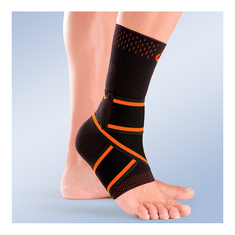 TOBILLERA ELASTICA CRUZADA TOB-500 NEGRA