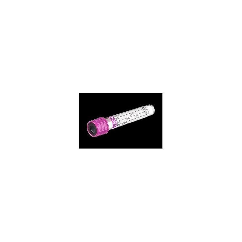 TUBO VACUETTE K3E EDTA K3 13 x 75 4ml. TAPON ROSA (50 unid) REF. 454099