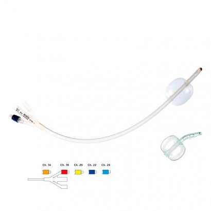 SONDA FOLEY 3 VIAS SILICONA...