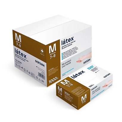 GUANTE LATEX SIN POLVO...