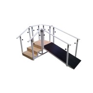 ESCALERA CON RAMPA DE 3...