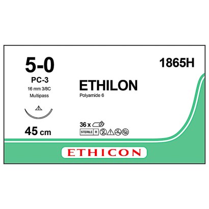 SUTURA ETHILON 1865H 5 0 AG...