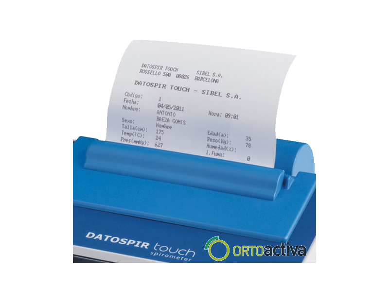 ESPIROMETRO DATOSPIR TOUCH EASY T + SOFTWARE W20s