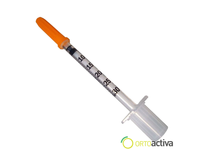 JERINGA MICROFINE INSULINA 0,3 ml. 30 U. CON AGUJA 8 x 0,30 30 G. (500 unid.) REF. 324826 
