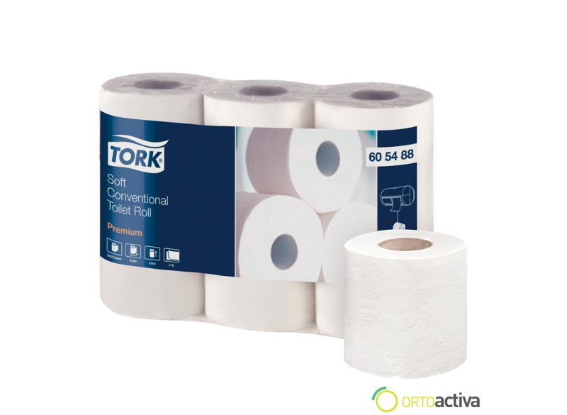 PAPEL HIGIENICO DOMESTICO TORK (6 unid.) 605488