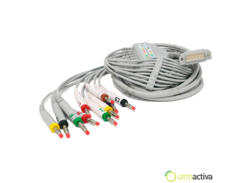 CABLE PACIENTE 10 TERMINALES PARA E.C.G. COMEN CM300 REF. 8204115