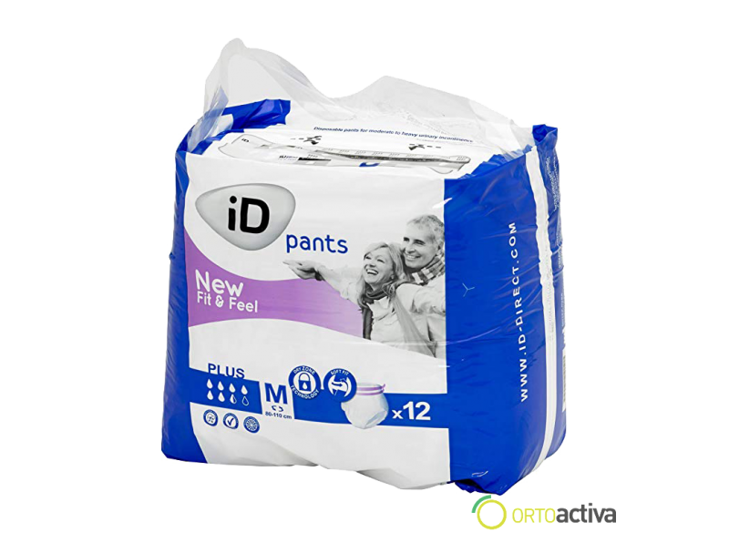PAÑALES ID PANTS PLUS T/XL (14 unid.)