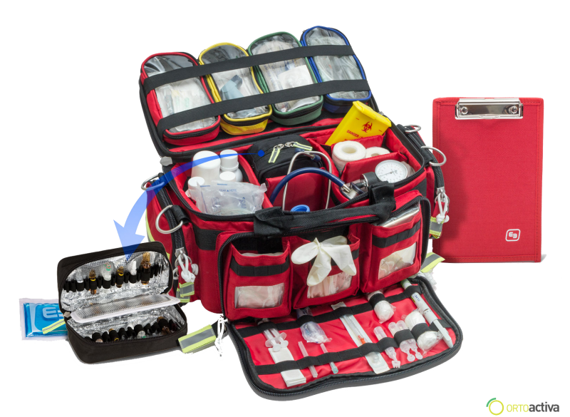 BOLSA DE SOPORTE VITAL BASICO ROJO "EXTREME´S REF. EB02.008