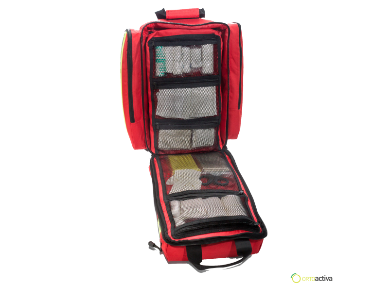 MOCHILA DE RESCATE DE EMERGENCIAS ROJA REF. EM13.006