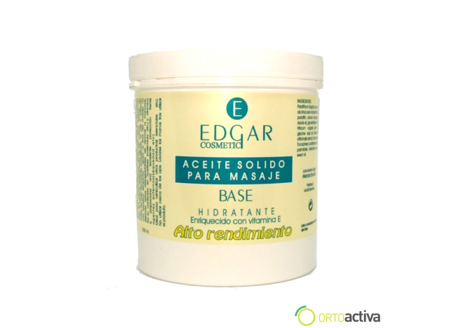 ACEITE SOLIDO MASAJE BASE SIN AROMA "EDG" 1000 ml