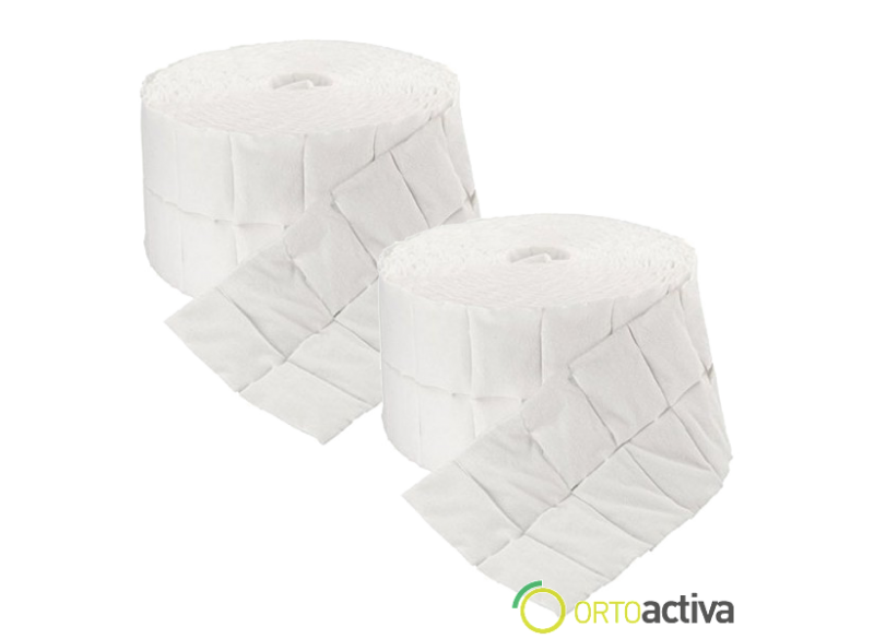 APOSITO DE CELULOSA EN ROLLO PRECORTADO CPK SWABS (2 x 500 unid.)