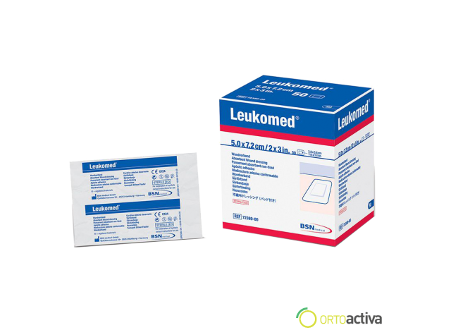 APOSITO ESTERIL LEUKOMED 7,2 cm x 5 cm (Caja 50 unid.)