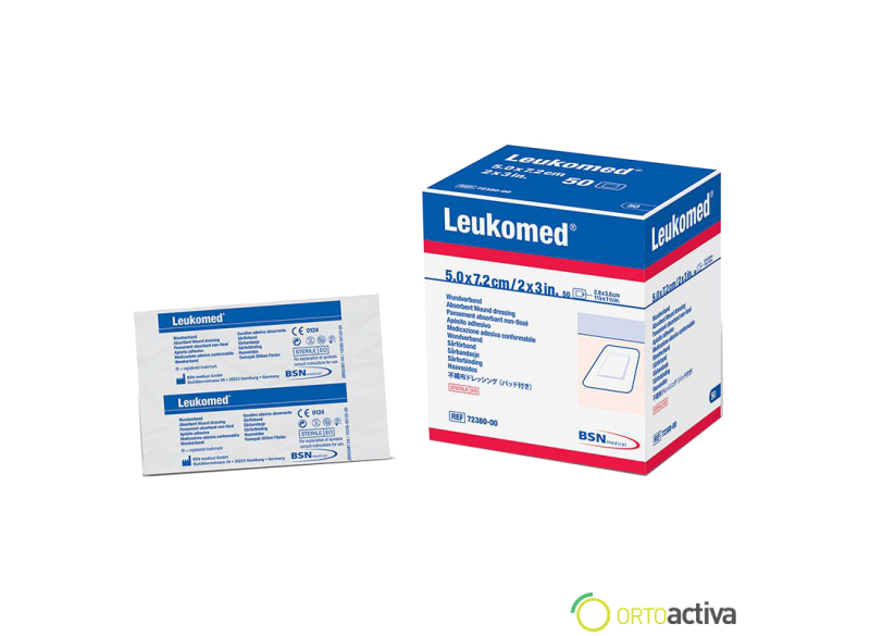 APOSITO ESTERIL LEUKOMED 7,2 cm x 5 cm (Caja 50 unid.)