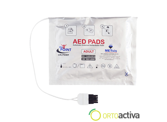 ELECTRODO DESFIBRILADOR PAD DEF. LIFEPOINT PRO AED S/2 CAB