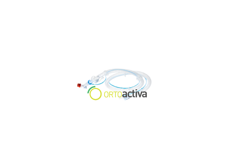 CIRCUITO RESPIRATORIO OXILOG 3000, 3000+, 2000+ SIN LATEX, 1,5 mtrs. (5 unid.) REF. 5703041