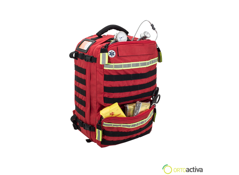MOCHILA SANITARIA DE RESCATE / ROJO PARAMED´S REF. EB02.017