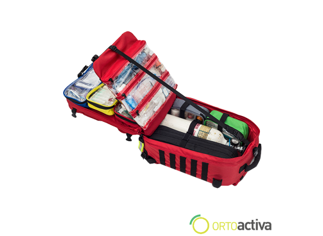 MOCHILA SANITARIA DE RESCATE / ROJO PARAMED´S REF. EB02.017