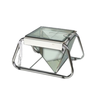 PODOSCOPIO DE ACERO CROMADO 